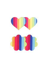 Accessoire BDSM NS Novelties Pasties Heart & Flower 2 Pair