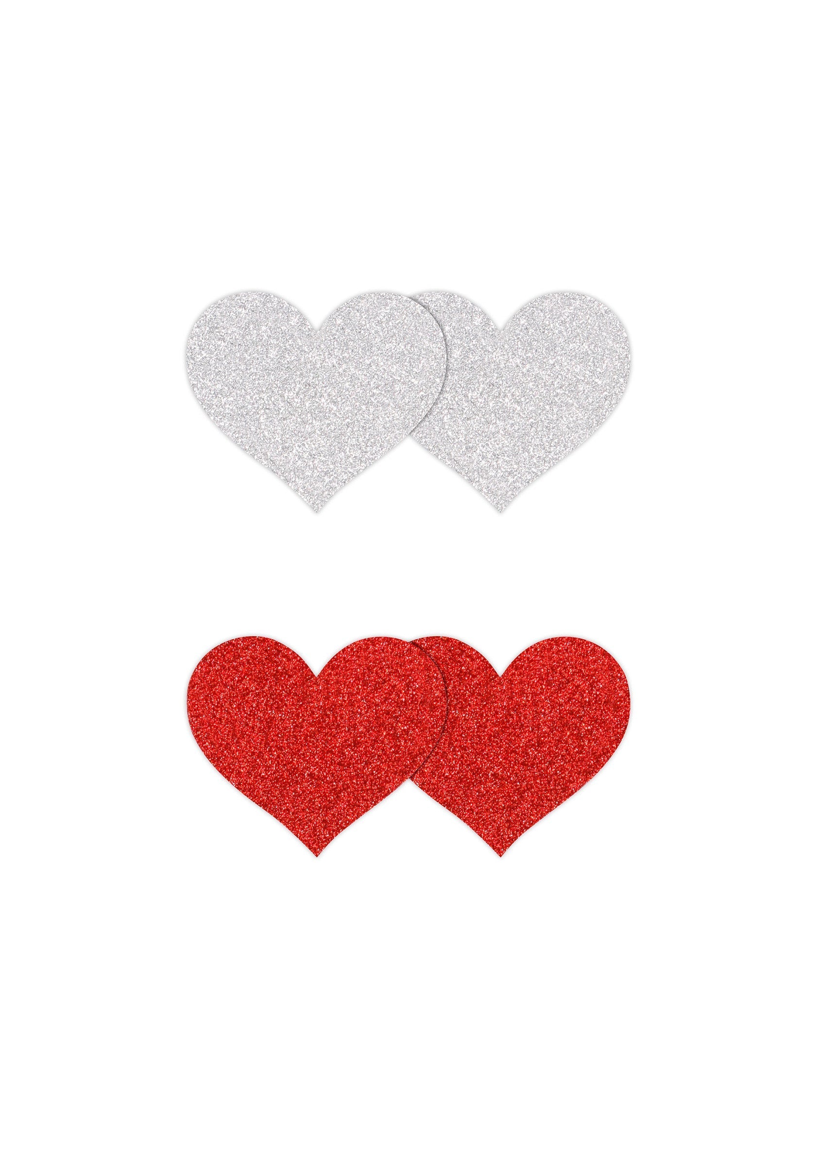 Accessoire BDSM NS Novelties Pasties Glitter Hearts 2 Pair