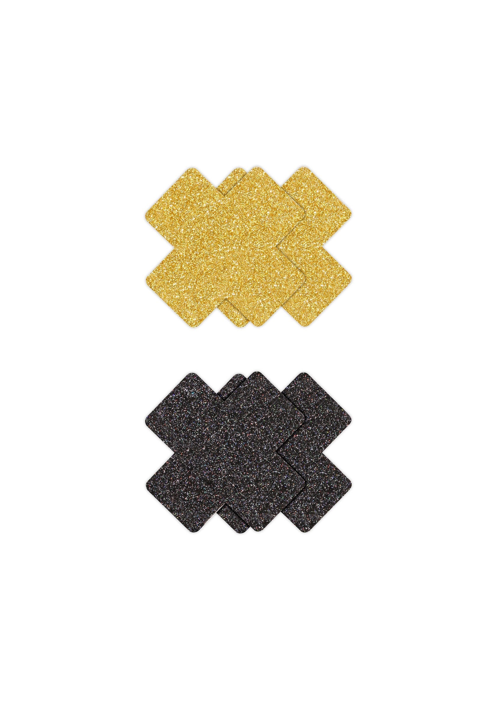 Accessoire BDSM NS Novelties Pasties Glitter Cross 2 Pair