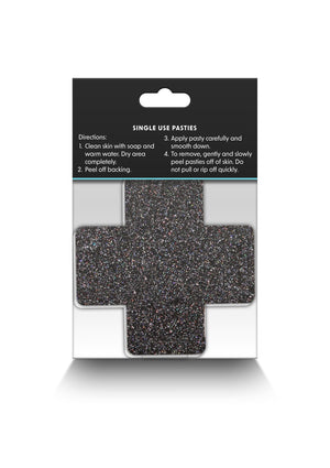 Accessoire BDSM NS Novelties Pasties Glitter Cross 2 Pair