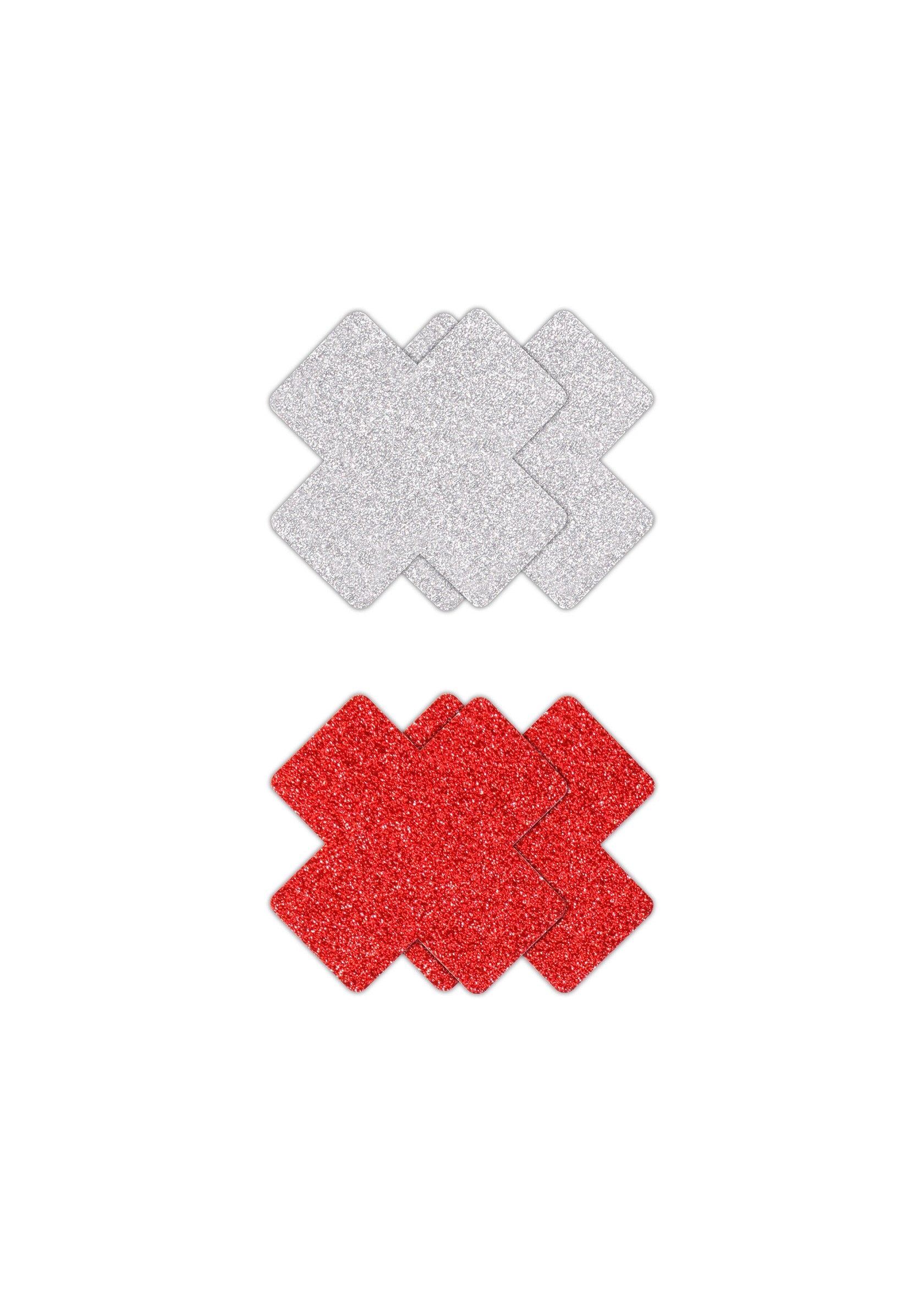 Accessoire BDSM NS Novelties Pasties Glitter Cross 2 Pair