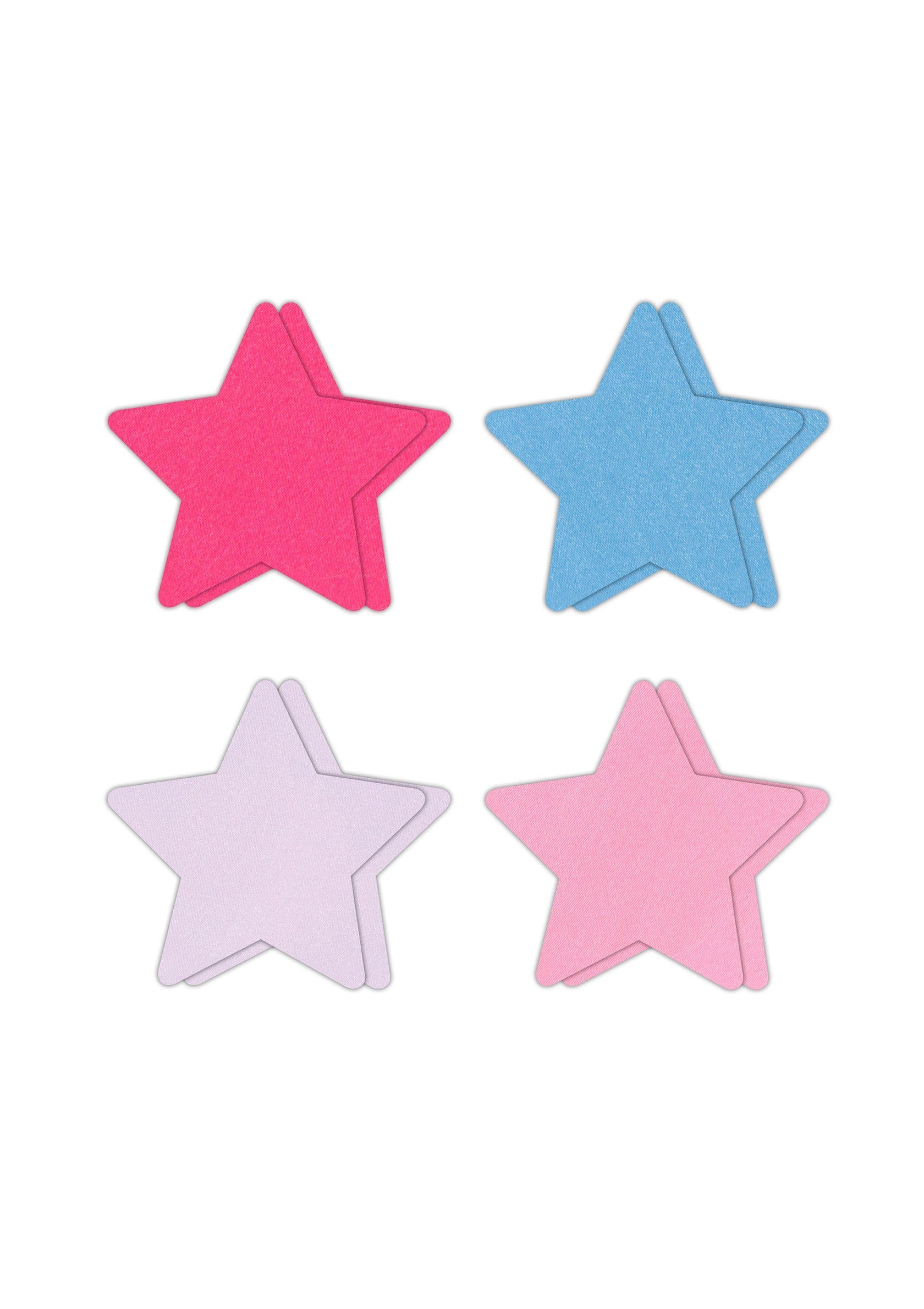 Accessoire BDSM NS Novelties Pasties Star II Assort 4 Pair