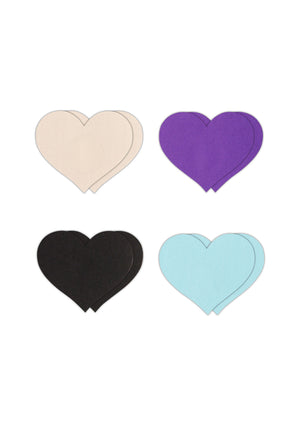 Accessoire BDSM NS Novelties Pasties Heart I Assort 4 Pair