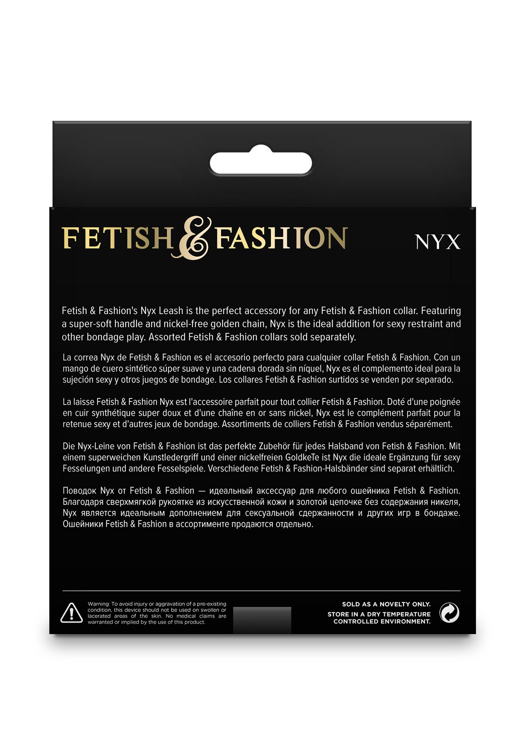 Accessoire BDSM NS Novelties Nyx Leash