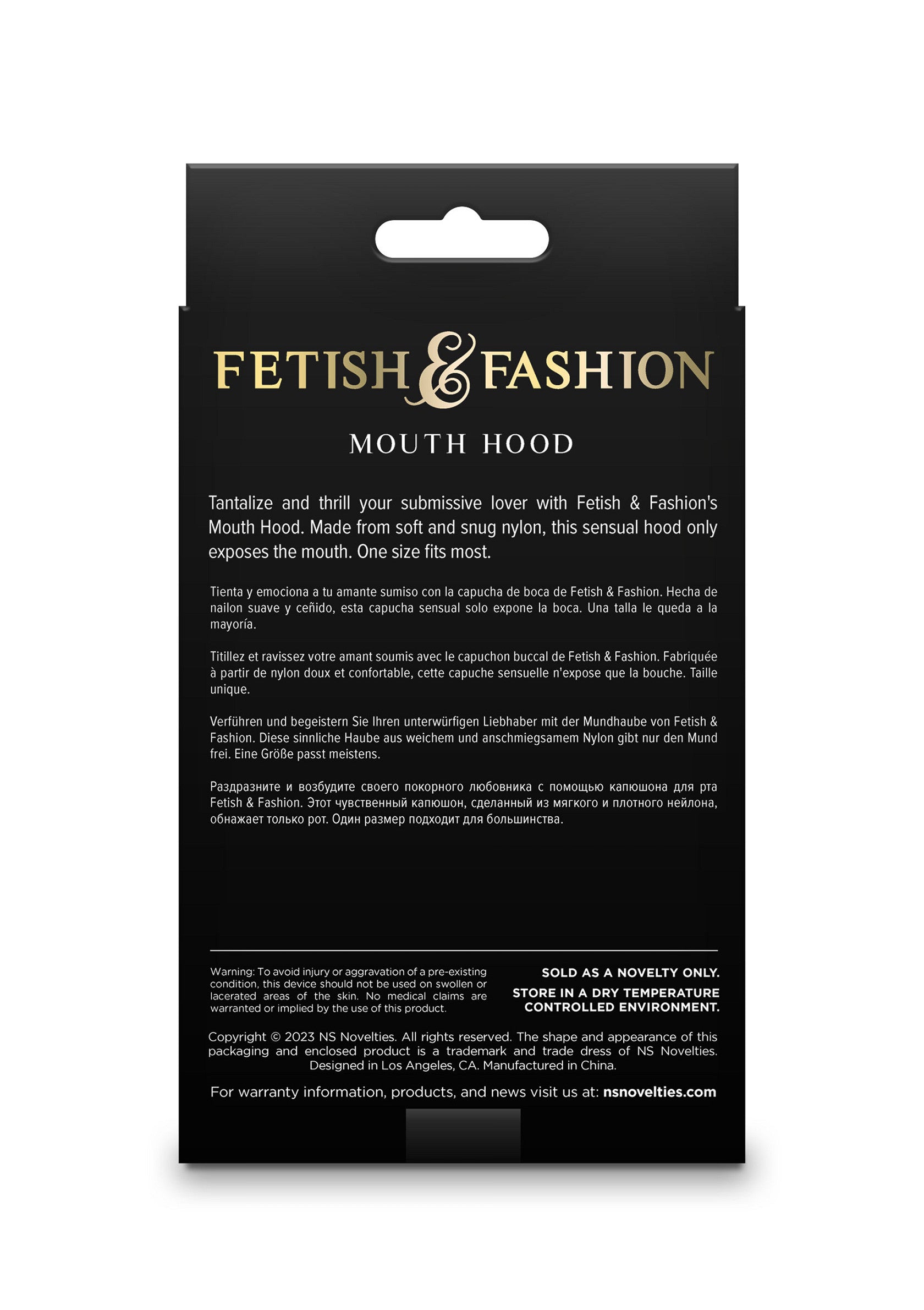 Accessoire BDSM NS Novelties Mouth Hood