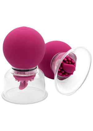 Stimulateur She.E.O. Vibrating & Rotating Nipple & Clitoral Pump