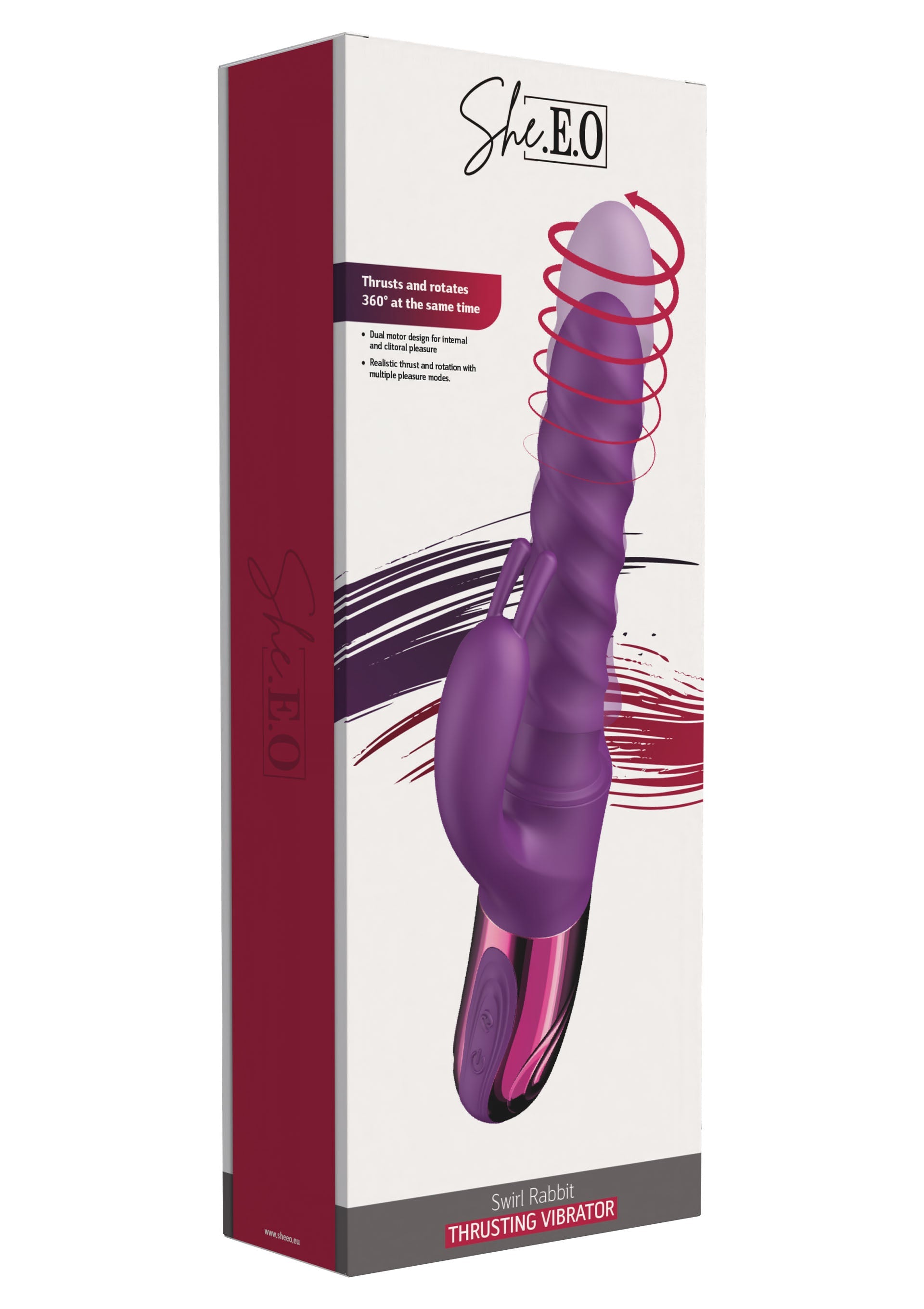 Vibromasseur She.E.O. Swirl Rabbit Vibrator