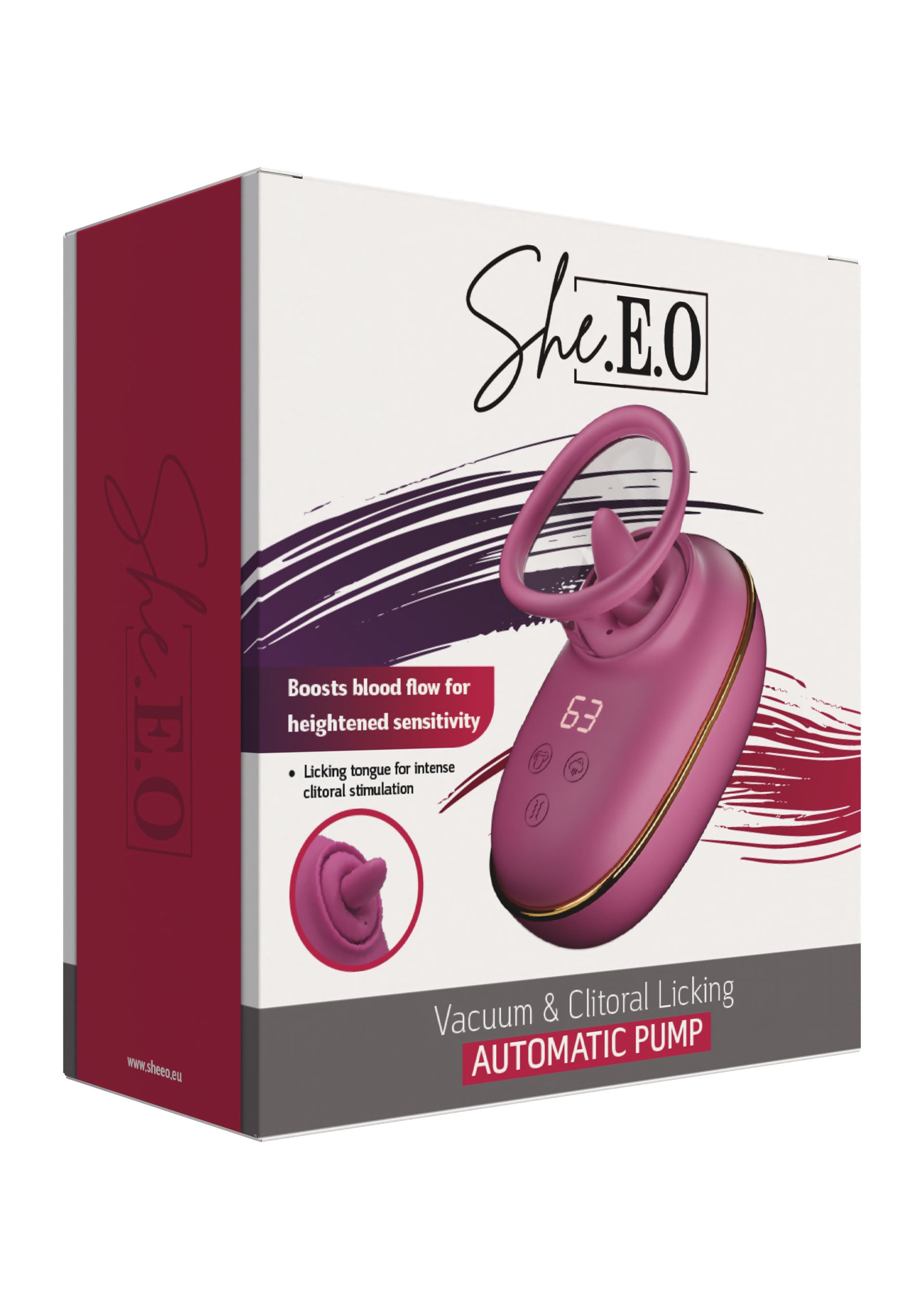 Stimulateur She.E.O. Licking Clitoral Automatic Pump