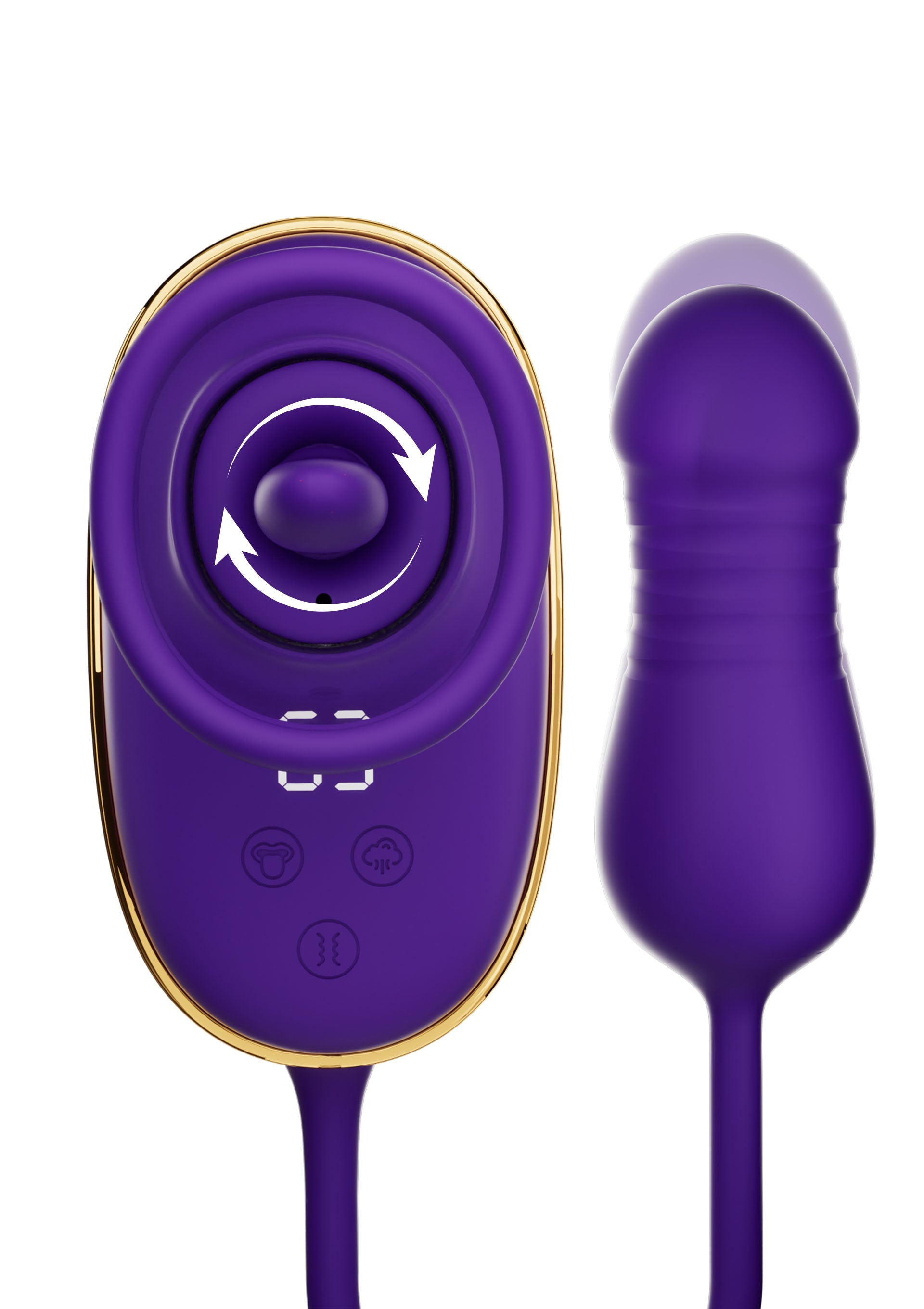 Stimulateur She.E.O. Licking Clitoral Pump & Anal Stimulator