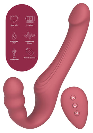 Gode-ceinture She.E.O Strapless Strap-On Vibrator