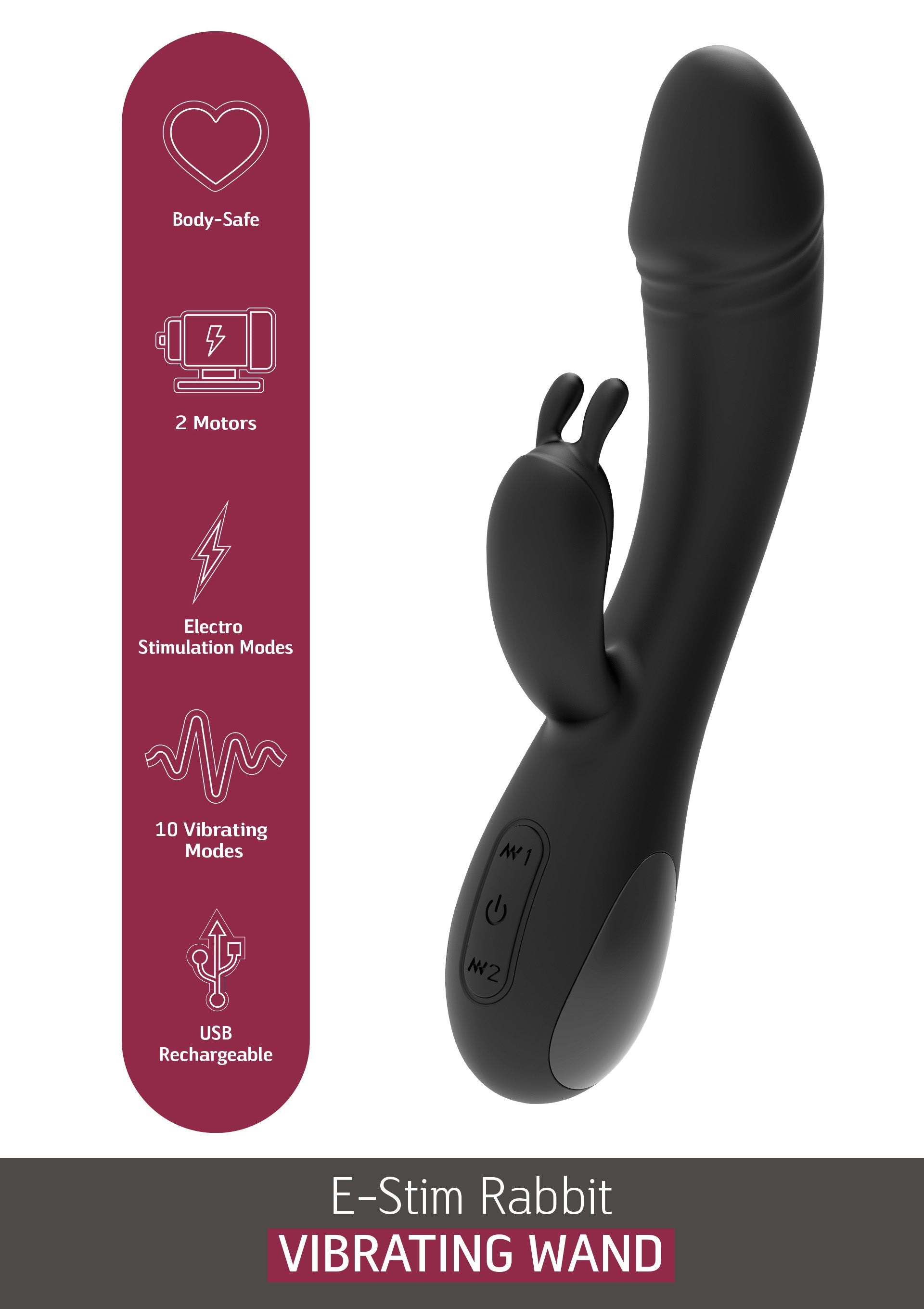 Vibromasseur She.E.O E-Stim Rabbit Vibrator