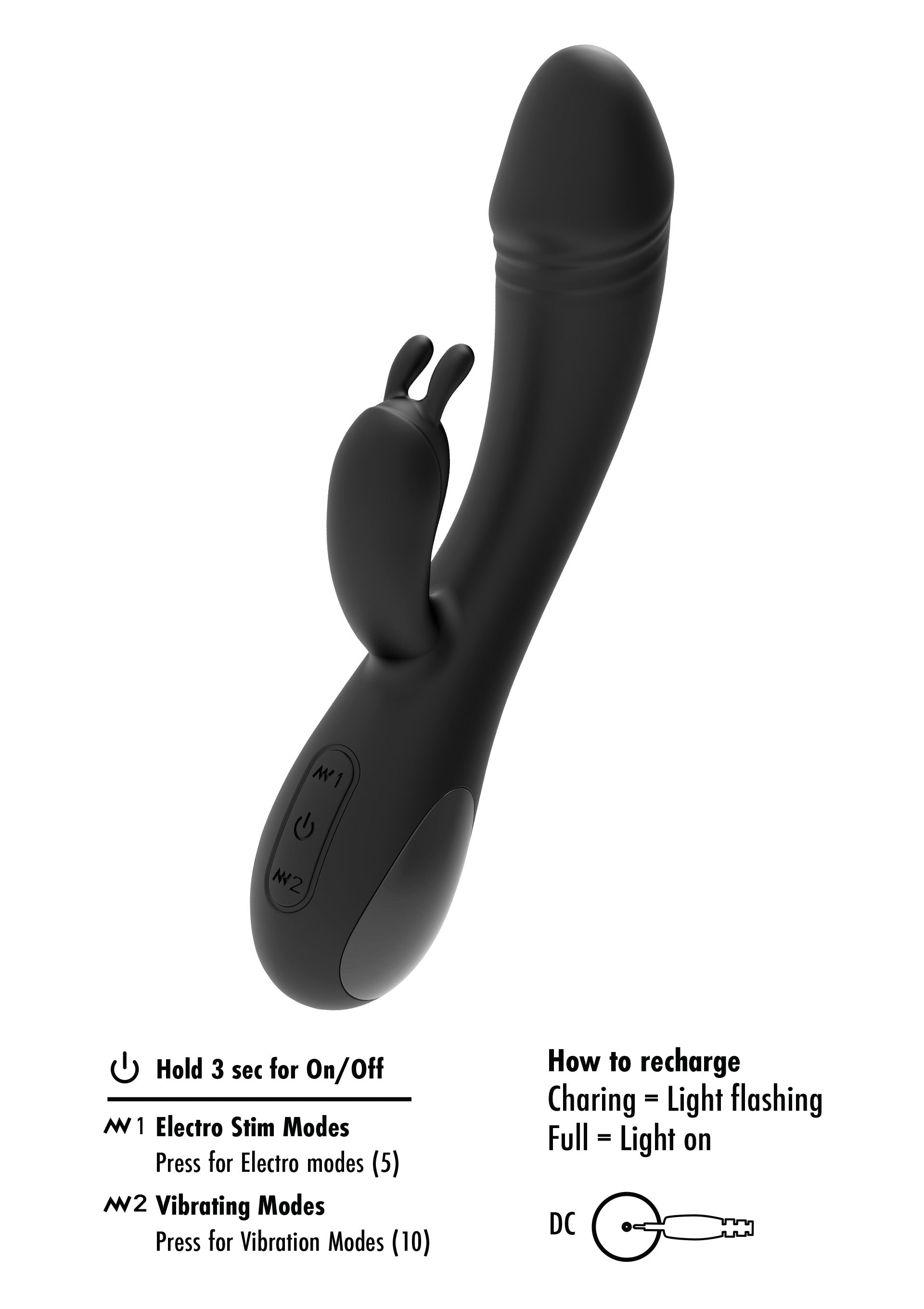 Vibromasseur She.E.O E-Stim Rabbit Vibrator