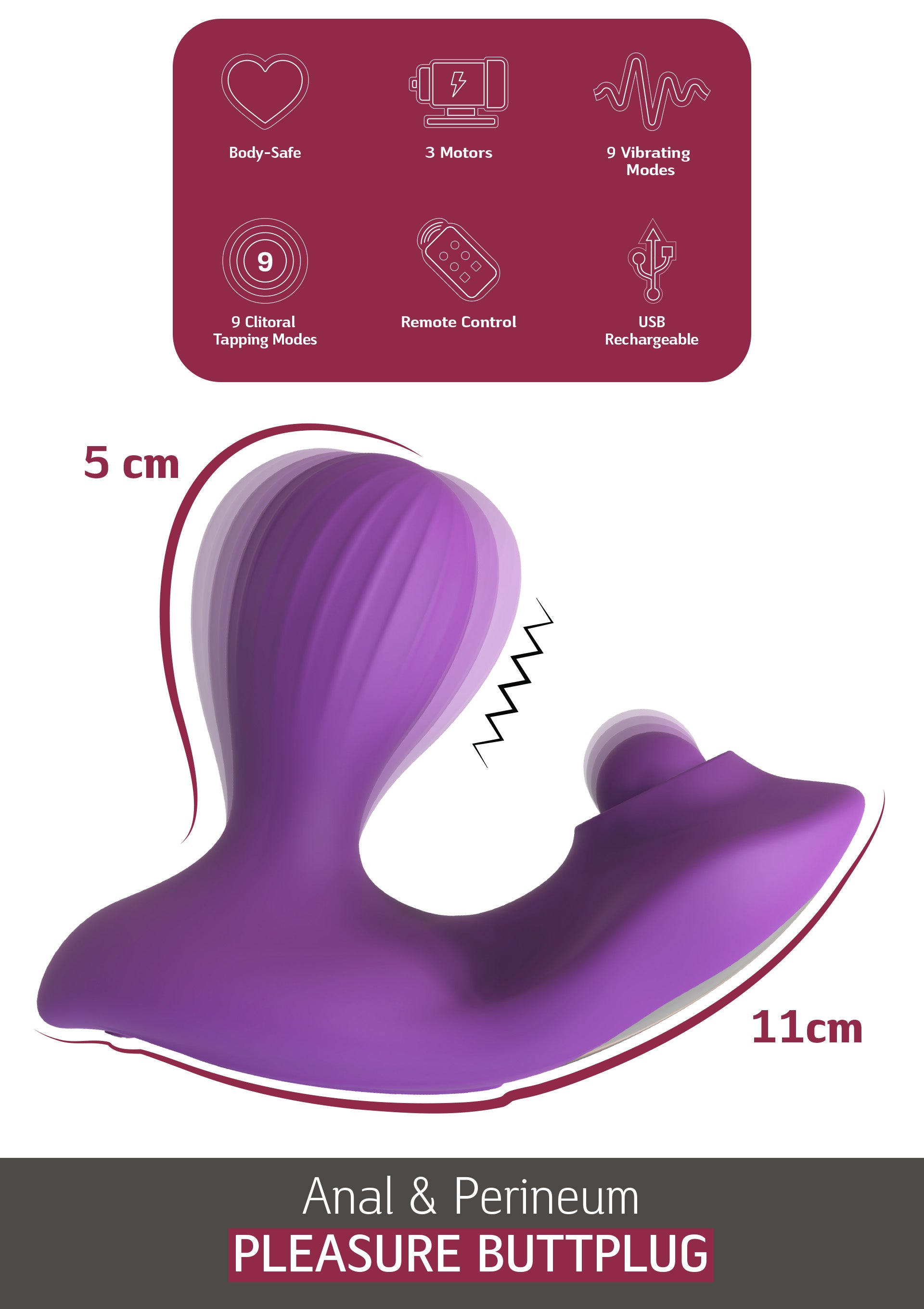Jouet anal She.E.O Anal & Perineum Stimulator