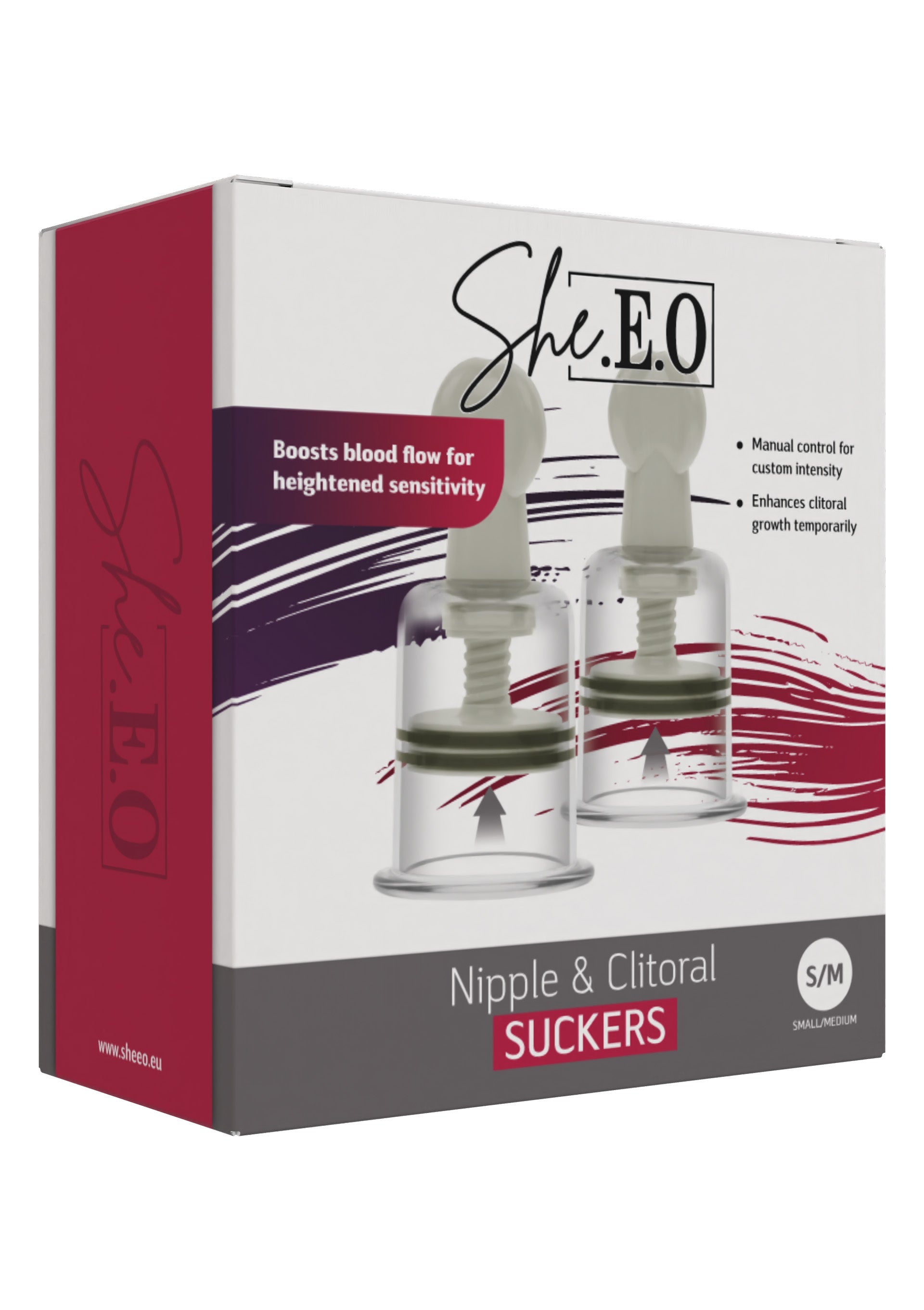 Stimulateur She.E.O. Nipple & Clitoral Suckers S/M