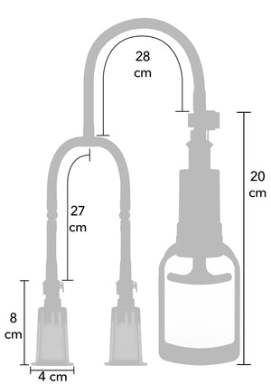 Stimulateur She.E.O. Vacuum Nipple Pleasure Pump M/L