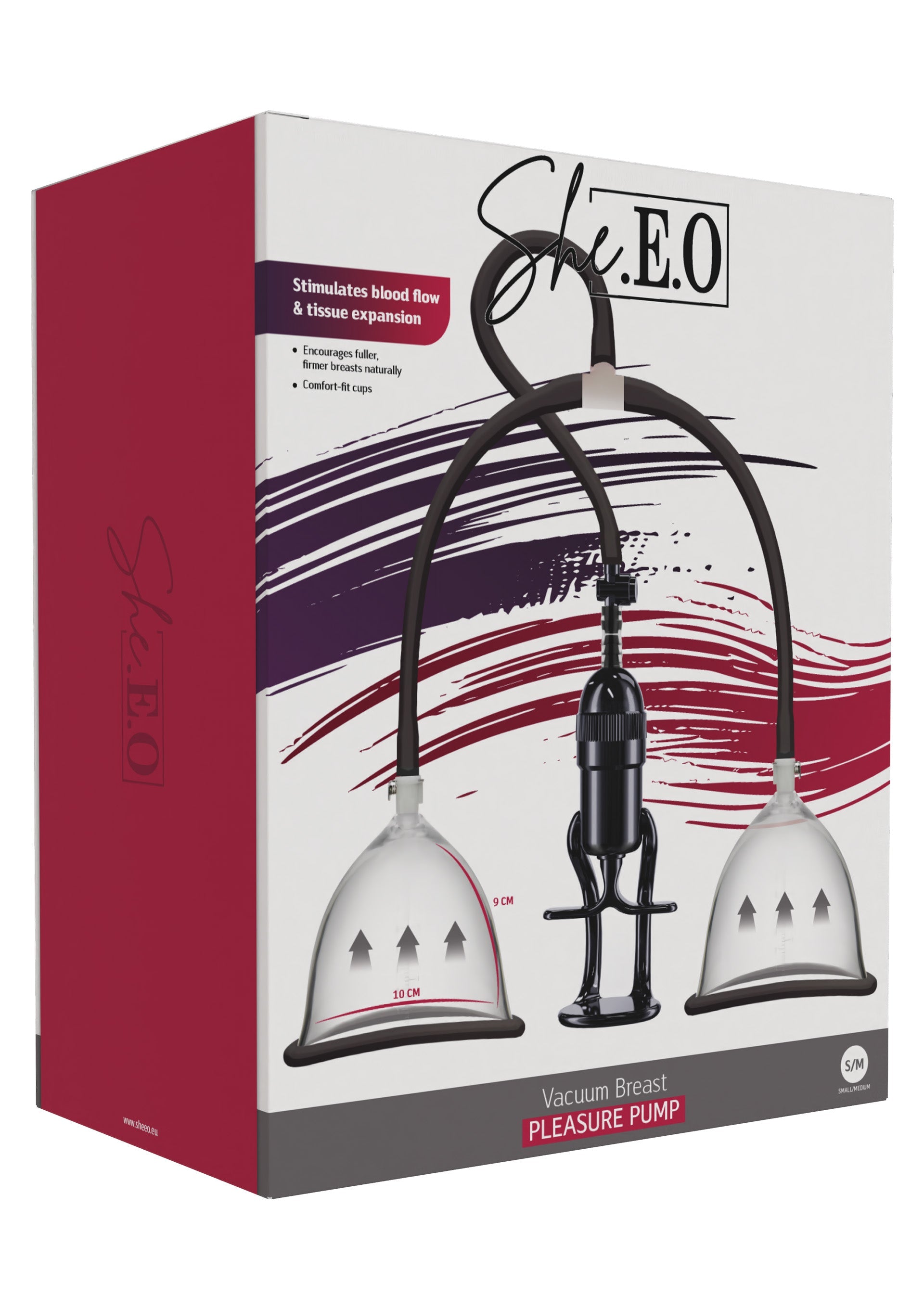 Stimulateur She.E.O. Vacuum Breast Pleasure Pump S/M
