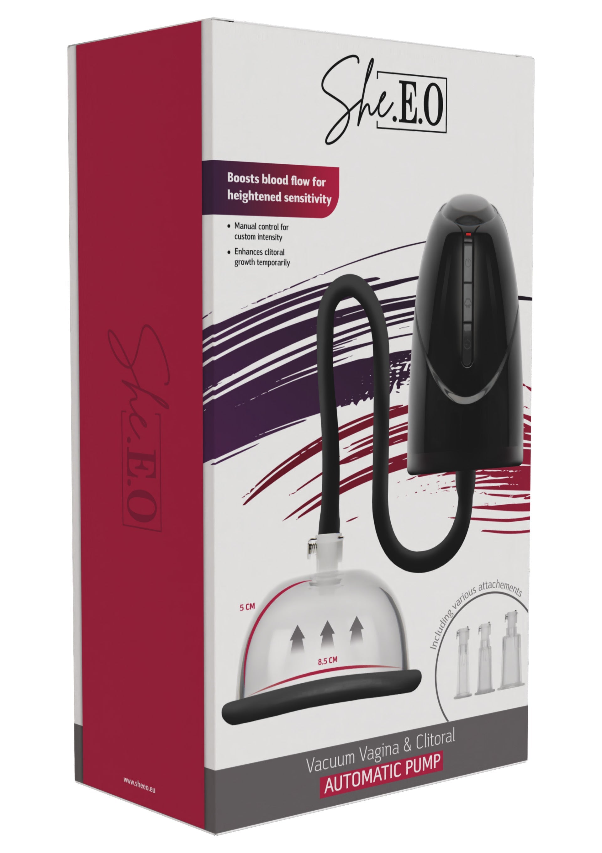 Stimulateur She.E.O. Vacuum Vagina & Clitoral Automatic Pump