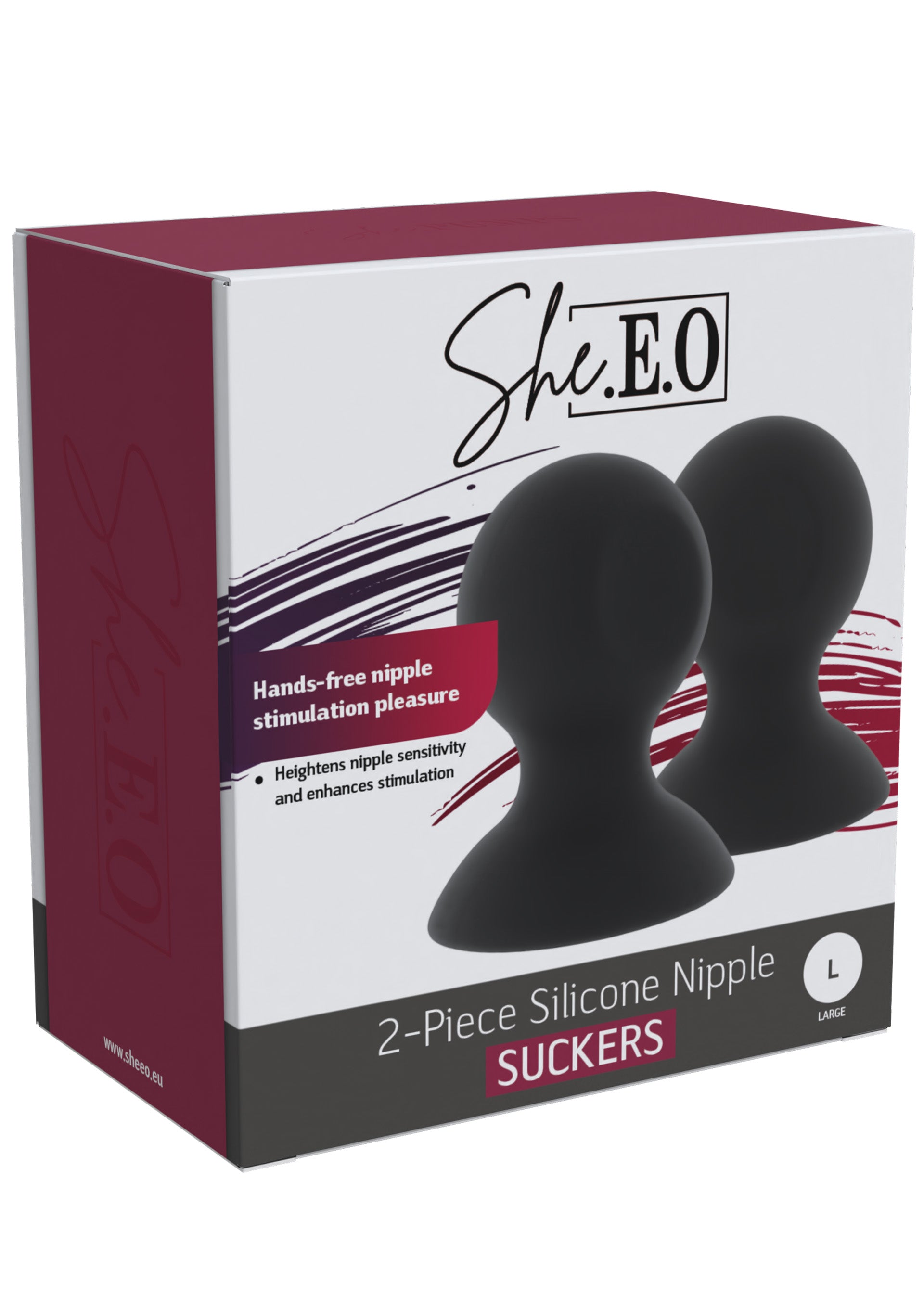 Stimulateur She.E.O Silicone Nipple Suckers L