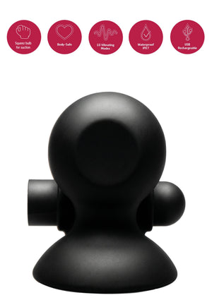 Stimulateur She.E.O Rechargeable Vibrating Nipple Suckers