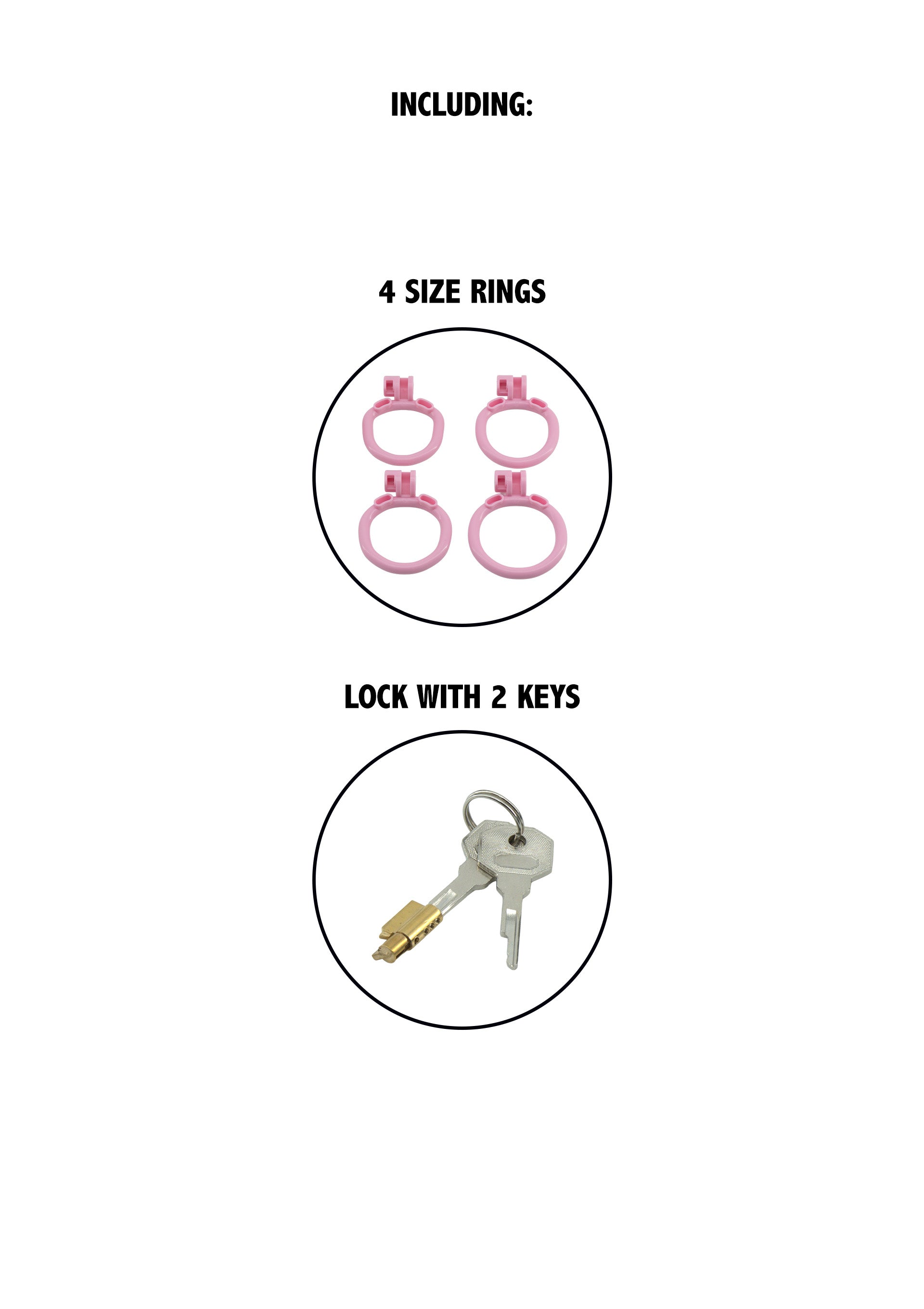 Accessoire BDSM Hidden Desire Sissy Trainer Cock Lock X-Short