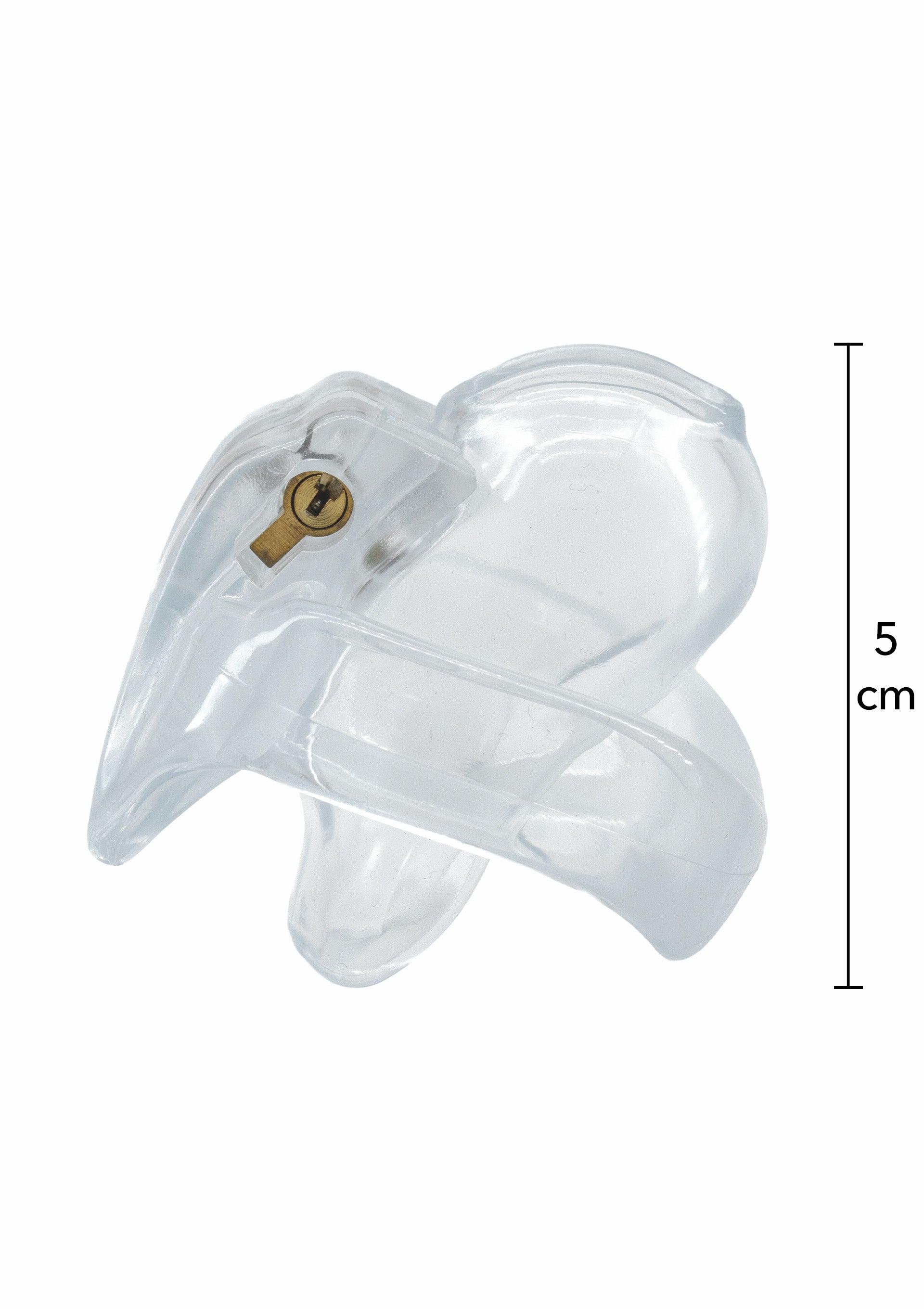 Accessoire BDSM Hidden Desire Clear Control Cock Cage X-Short