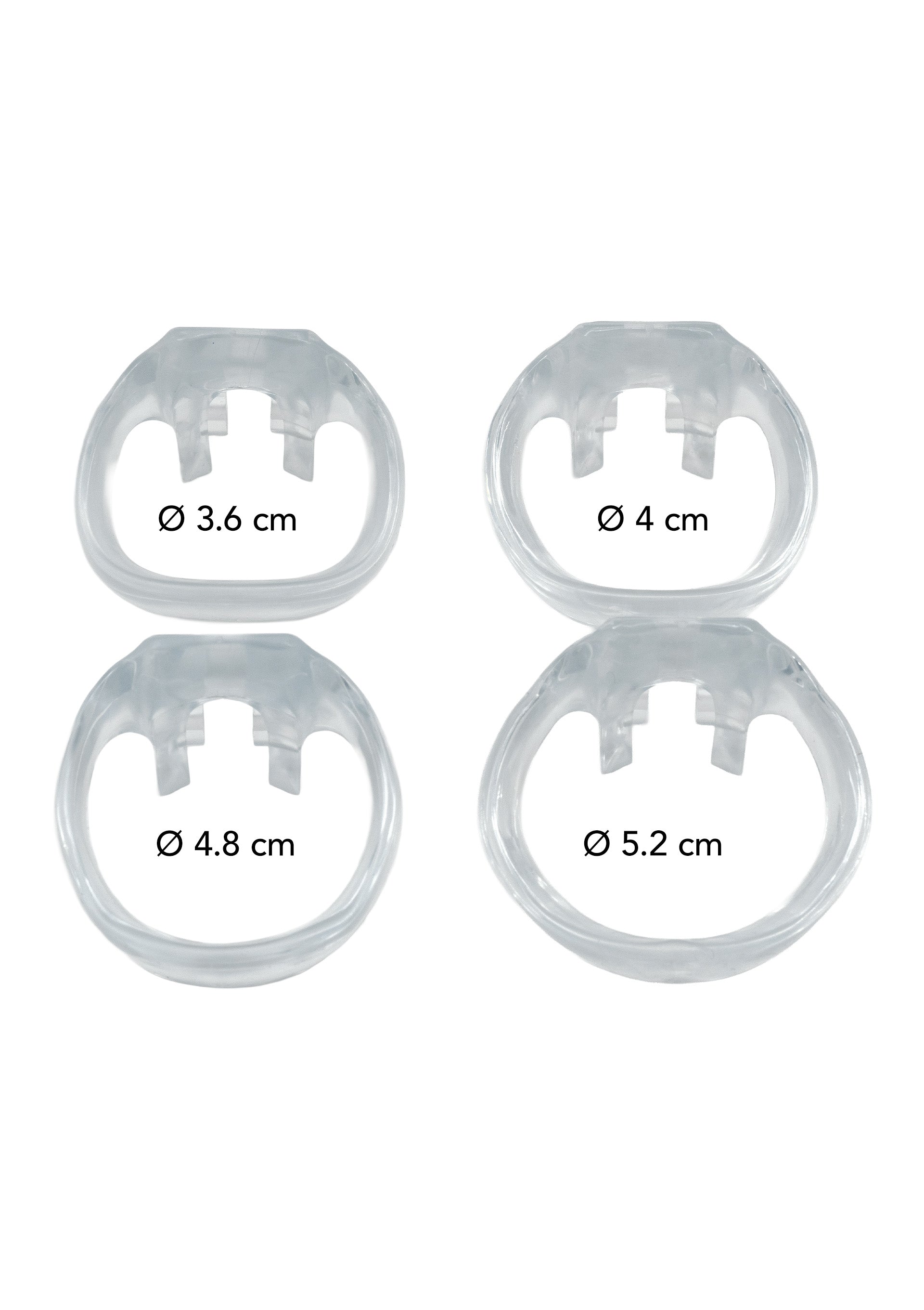 Accessoire BDSM Hidden Desire Clear Control Cock Cage X-Short