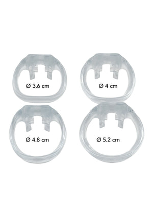 Accessoire BDSM Hidden Desire Clear Control Cock Cage Long