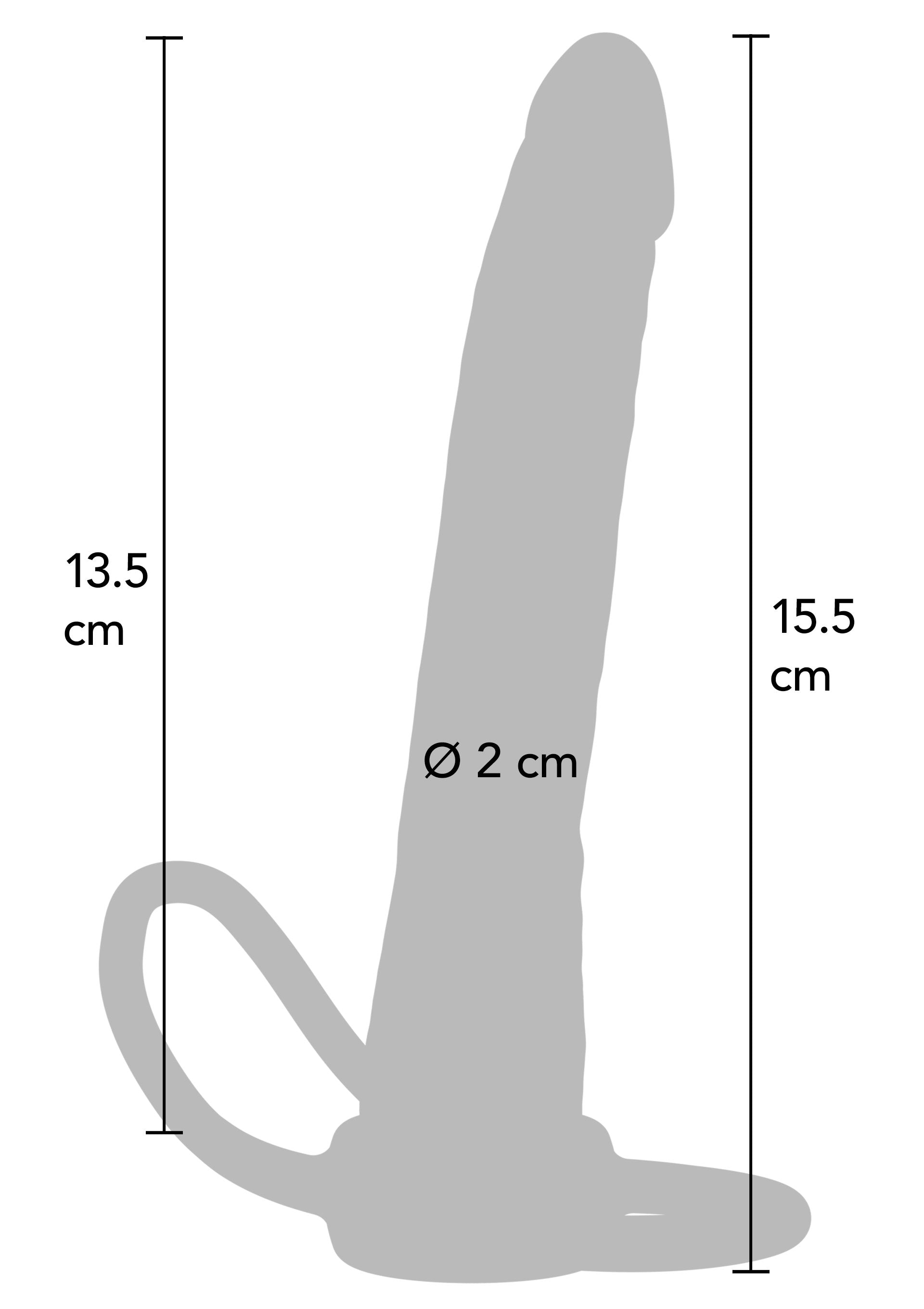 Jouet anal Hidden Desire Double Trouble Anal Penetrator