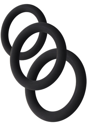 Performance masculine Hidden Desire Stamina Starter C-Rings 3 Pcs Set
