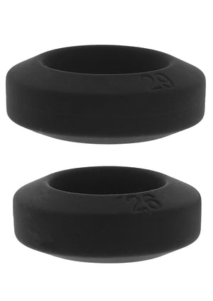 Performance masculine Hidden Desire Double Stackers C-Rings 2 Pcs Set L