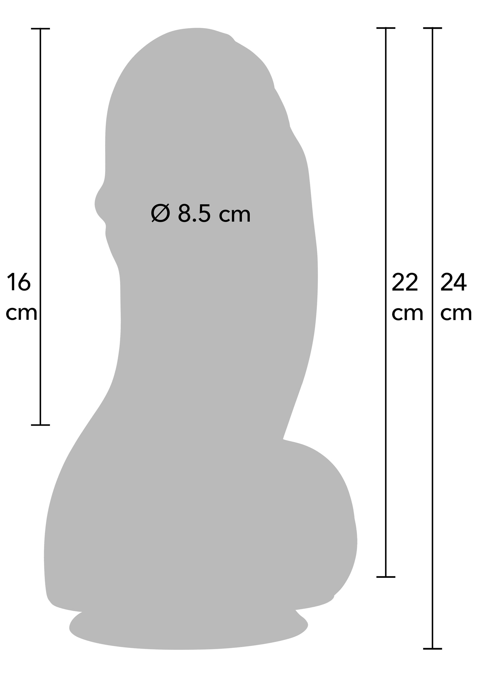 Dildo Hidden Desire Fat Boys Dildo PVC 22 cm
