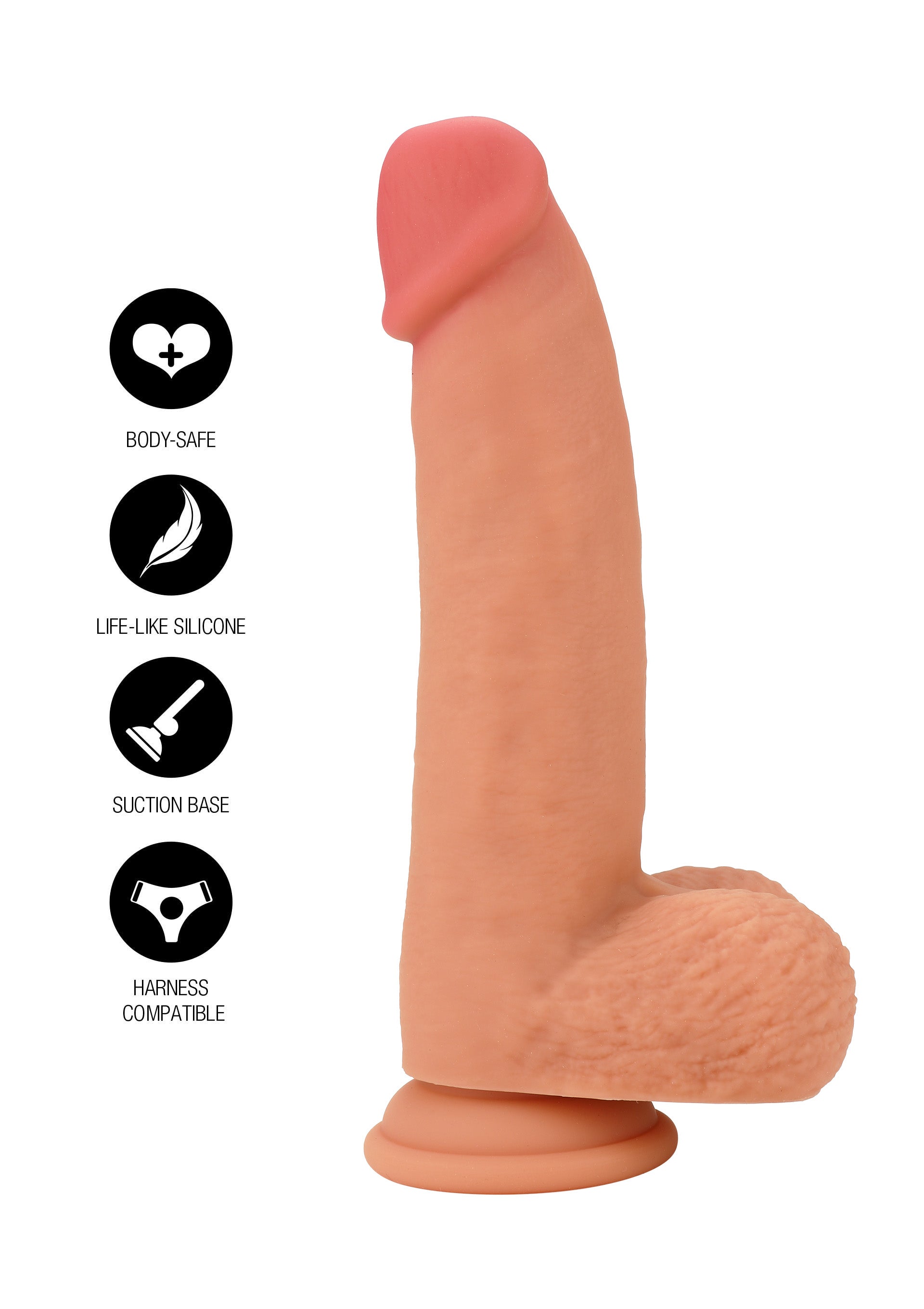 Dildo Hidden Desire Realistic Dildo Liquid Silicone 18 cm