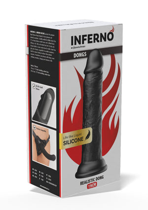 Dildo Hidden Desire Realistic Dong Liquid Silicone 19 cm