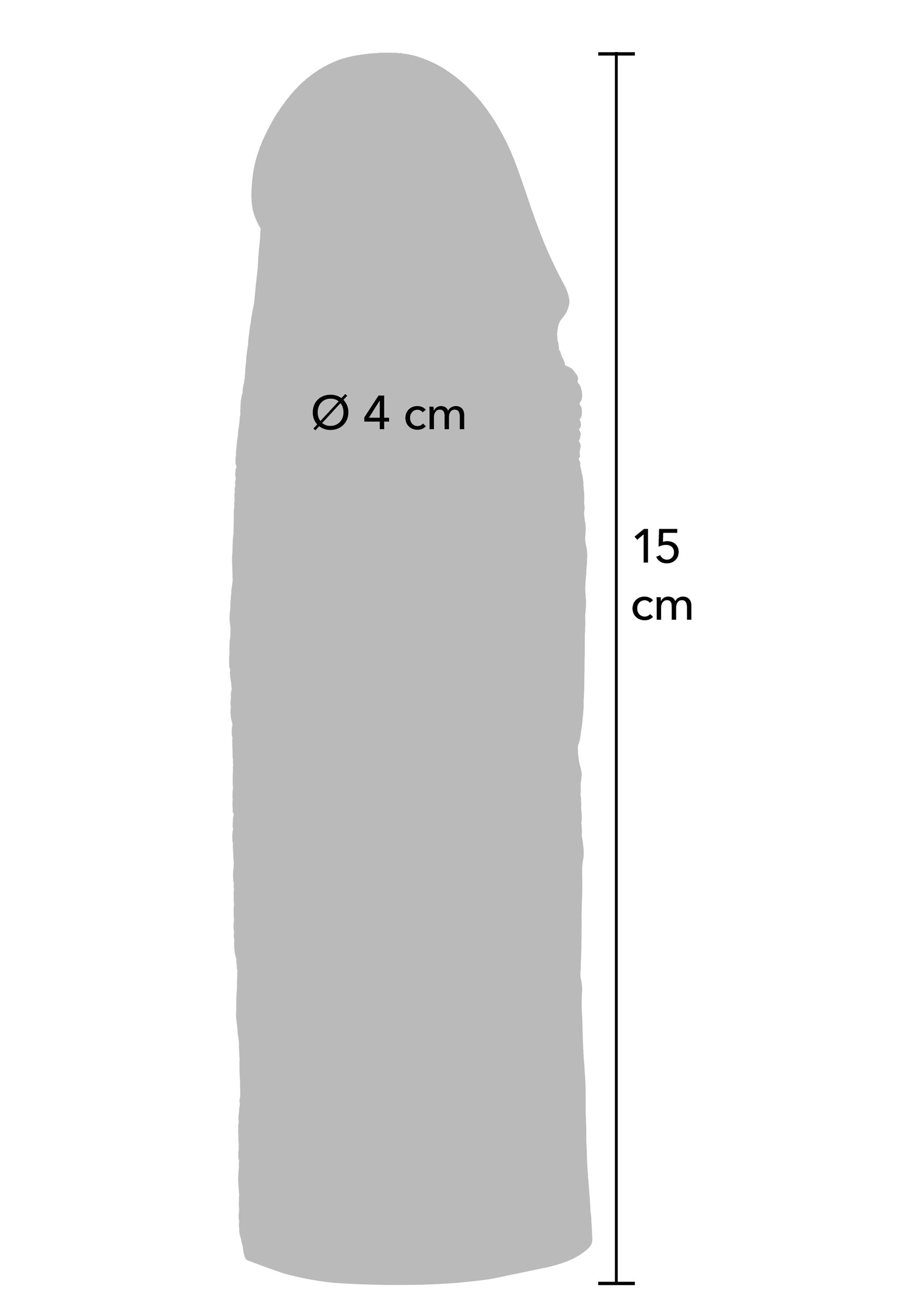 Performance masculine Hidden Desire Penis Sleeve Liquid Silicone 15 cm