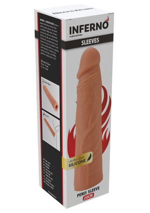 Performance masculine Hidden Desire Penis Sleeve Liquid Silicone 20 cm
