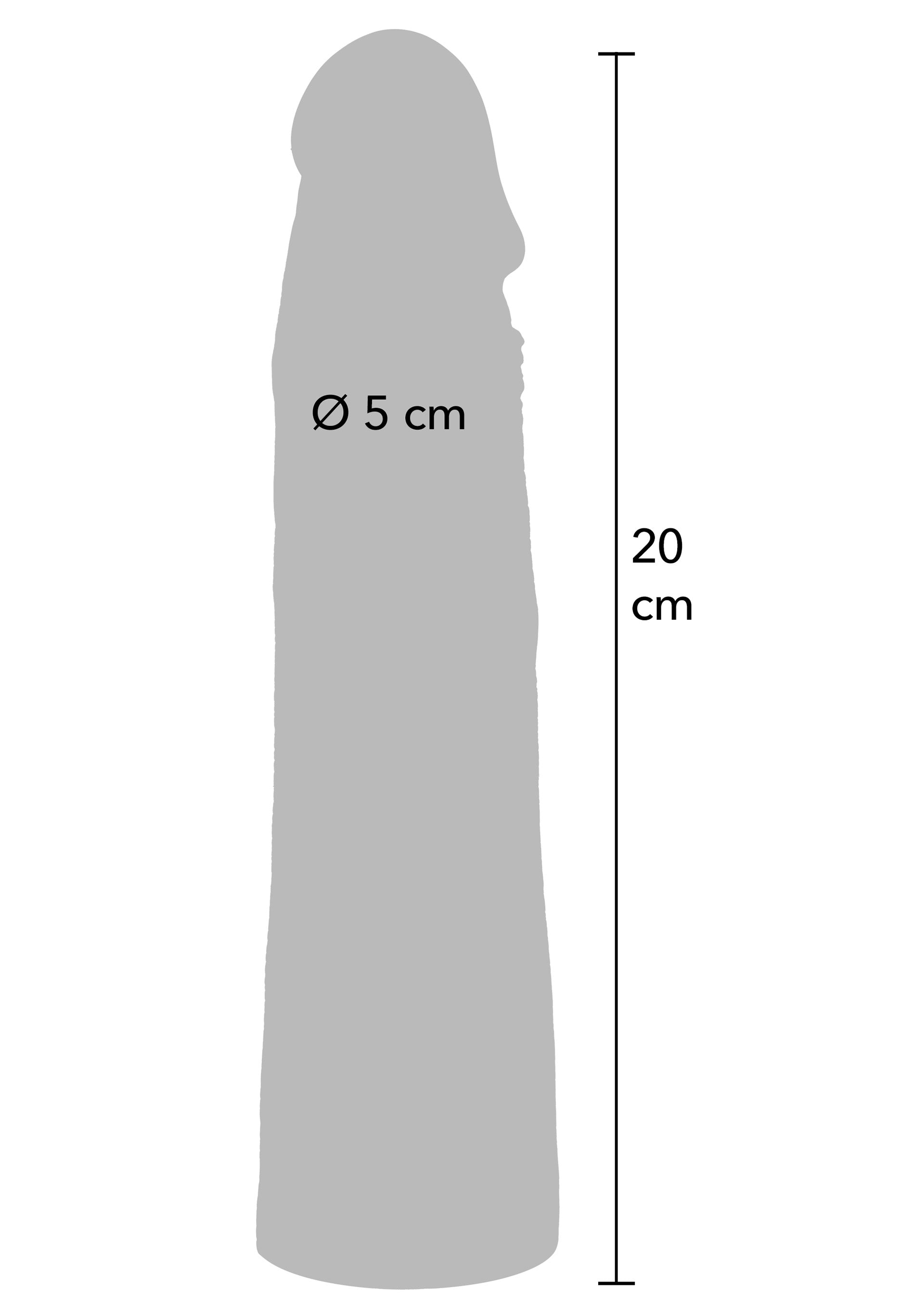 Performance masculine Hidden Desire Penis Sleeve Liquid Silicone 20 cm