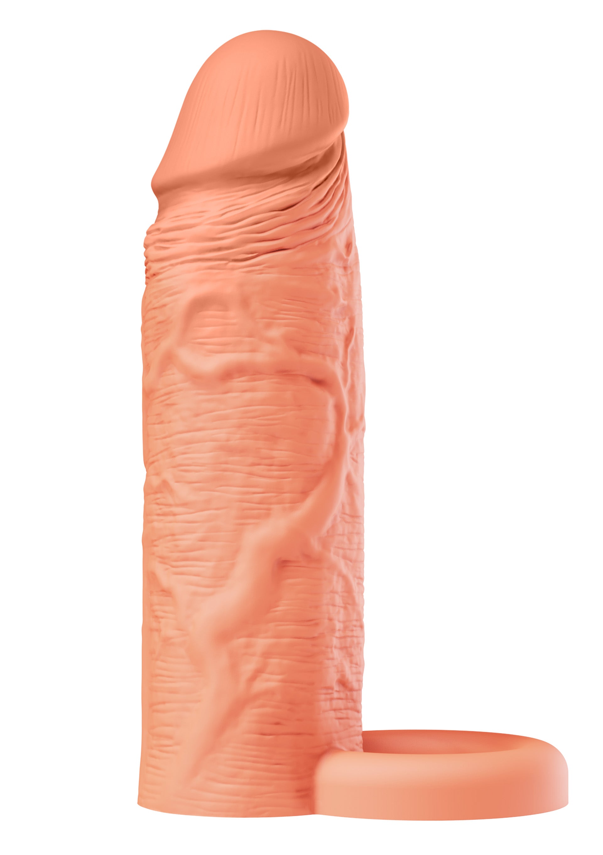 Performance masculine Hidden Desire Penis Sleeve Liquid Silicone Ring 15 cm