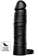 Performance masculine Hidden Desire Penis Sleeve Liquid Silicone Ring 18 cm