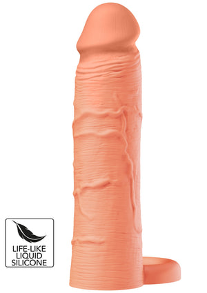 Performance masculine Hidden Desire Penis Sleeve Liquid Silicone Ring 18 cm