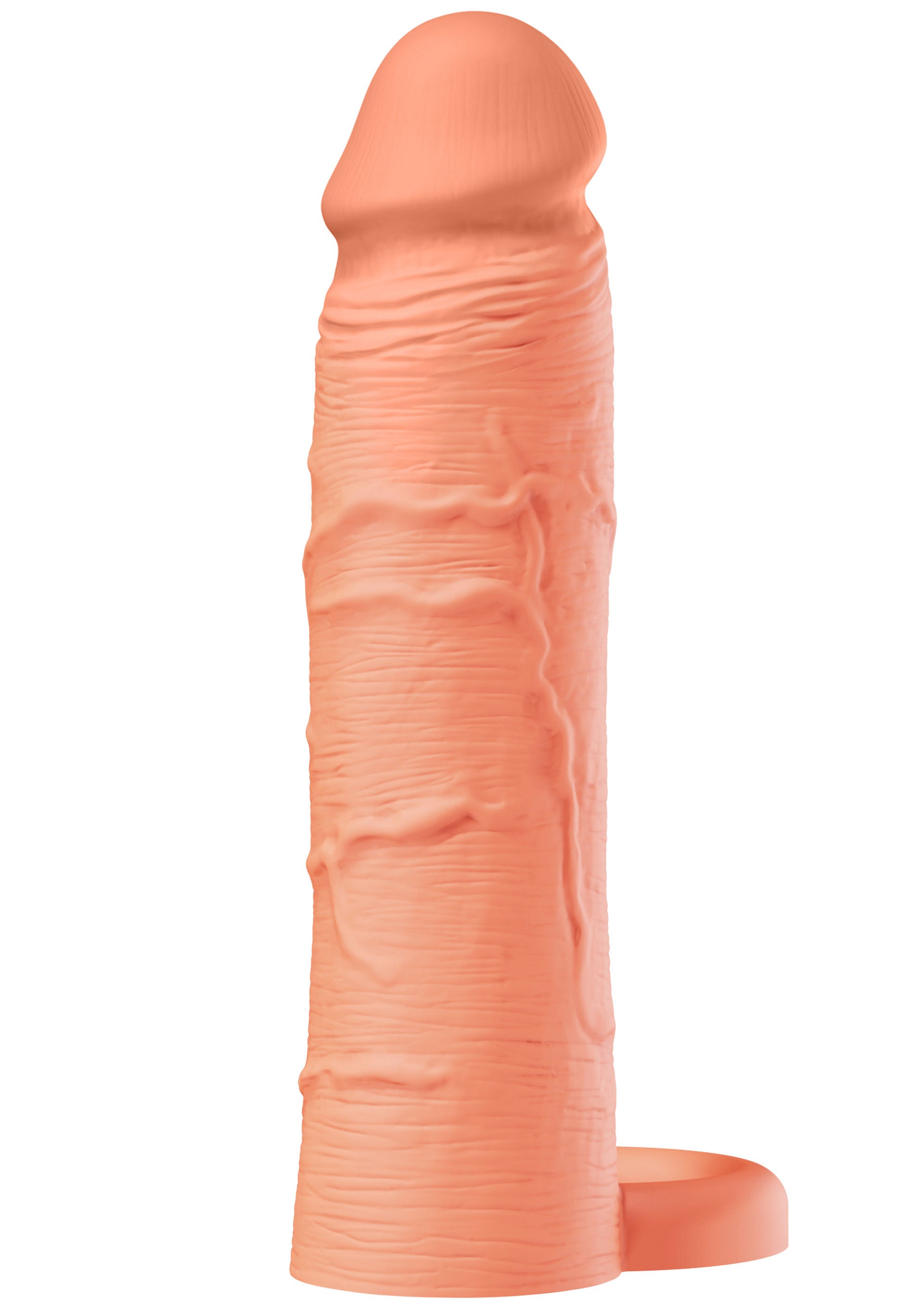 Performance masculine Hidden Desire Penis Sleeve Liquid Silicone Ring 18 cm