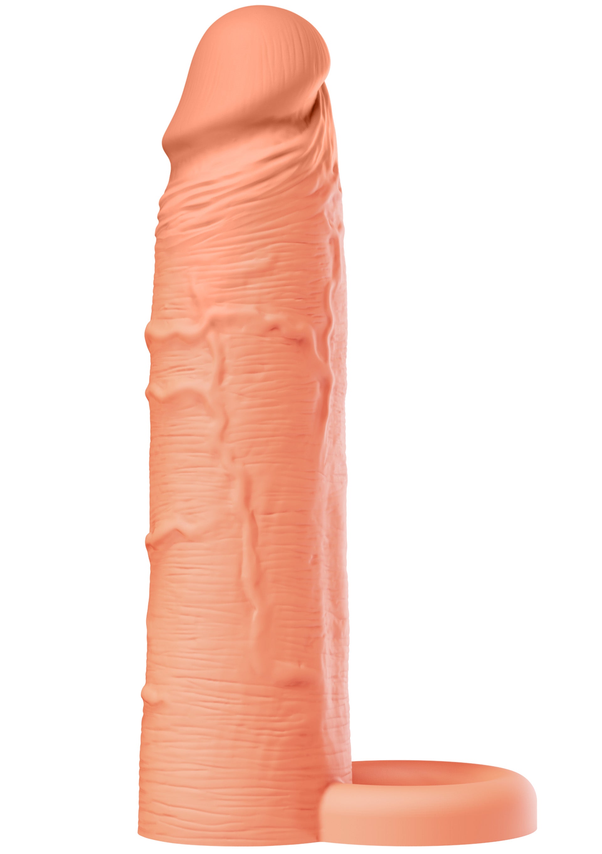 Performance masculine Hidden Desire Penis Sleeve Liquid Silicone Ring 18 cm