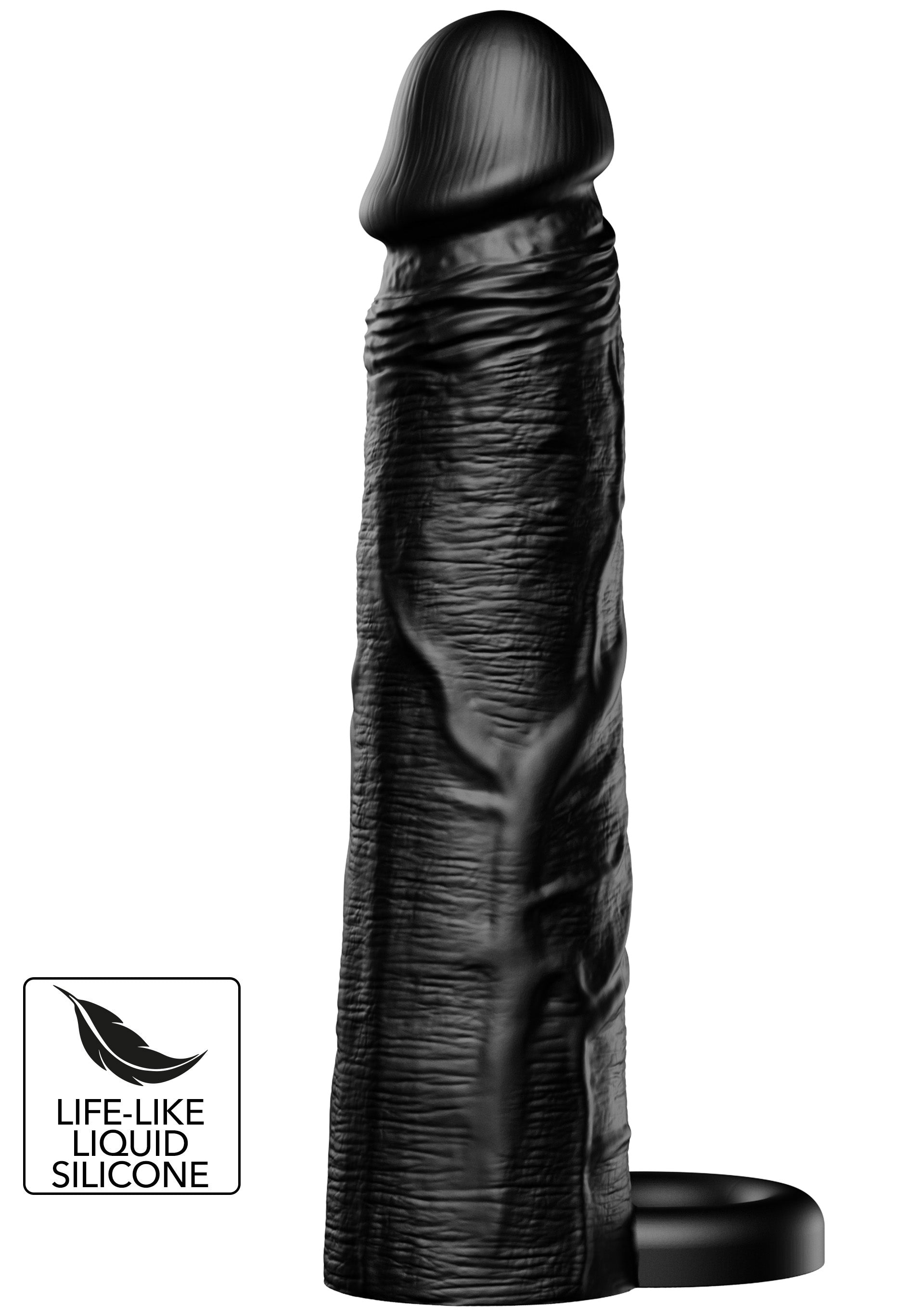 Performance masculine Hidden Desire Penis Sleeve Liquid Silicone Ring 20 cm