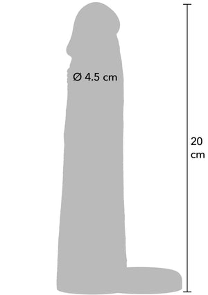 Performance masculine Hidden Desire Penis Sleeve Liquid Silicone Ring 20 cm