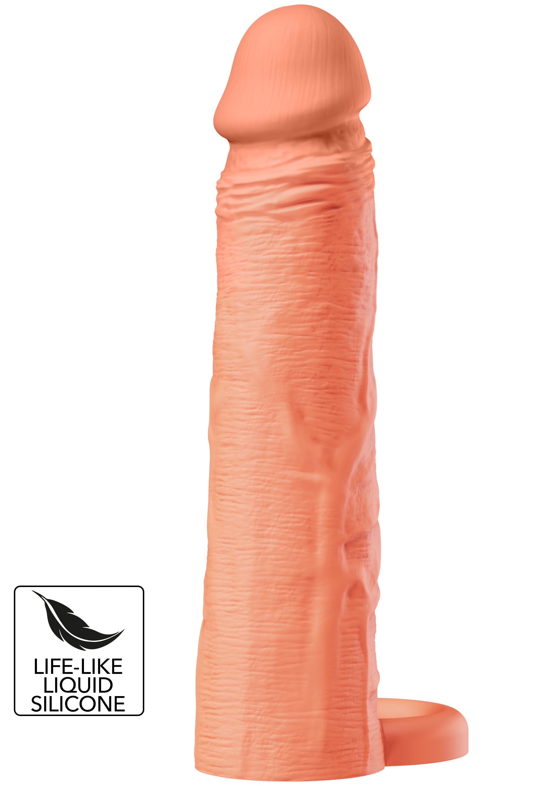 Performance masculine Hidden Desire Penis Sleeve Liquid Silicone Ring 20 cm