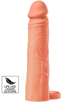 Performance masculine Hidden Desire Penis Sleeve Liquid Silicone Ring 20 cm