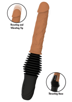 Vibromasseur Hidden Desire Realistic Double Thrusting Vibrator