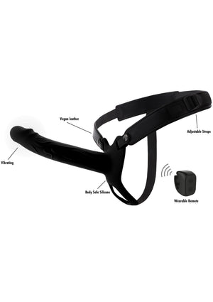Gode-ceinture Hidden Desire Hollow Penis Strapon Vibrating Silicone 20 cm