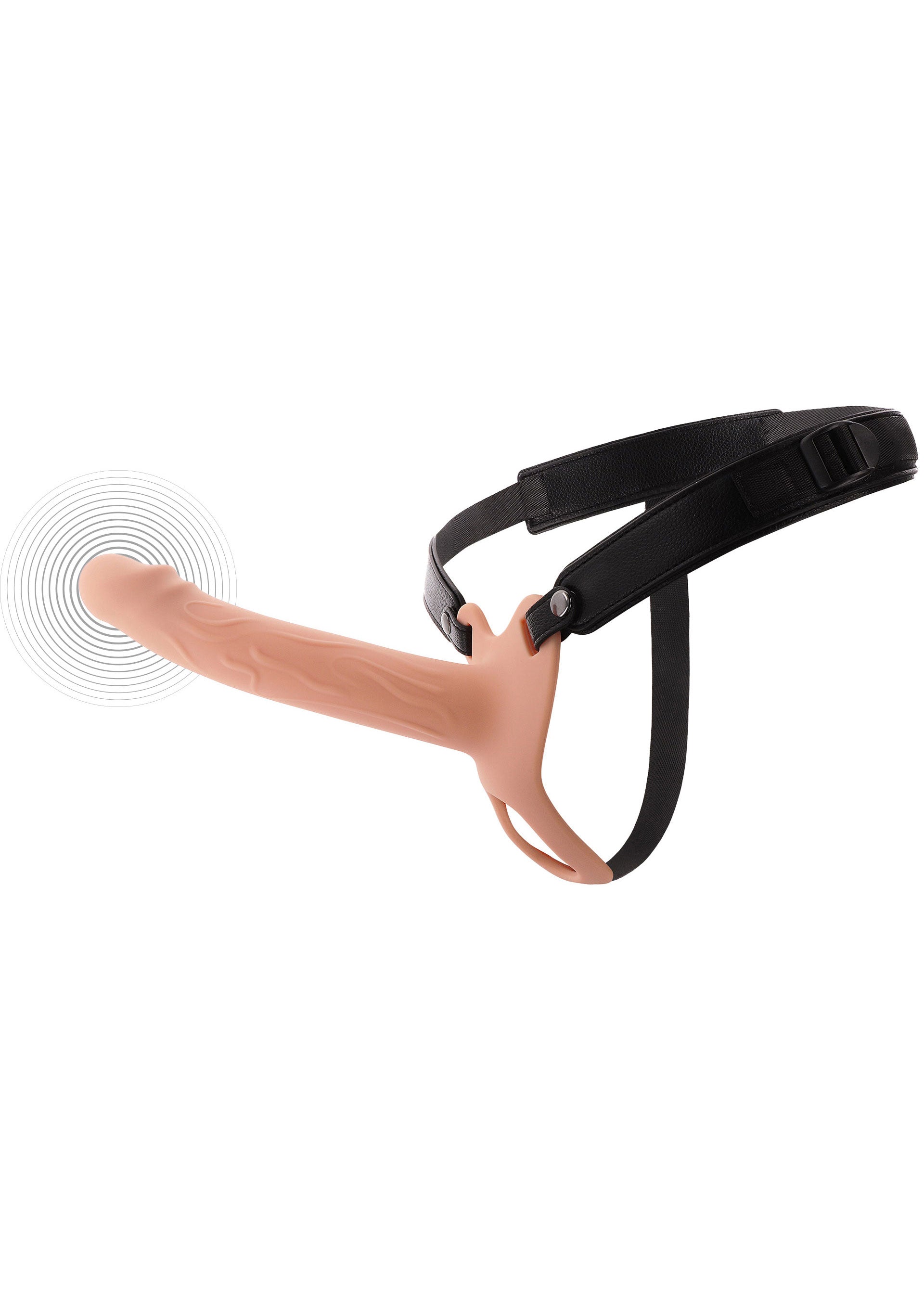 Gode-ceinture Hidden Desire Hollow Penis Strapon Vibrating Silicone 20 cm