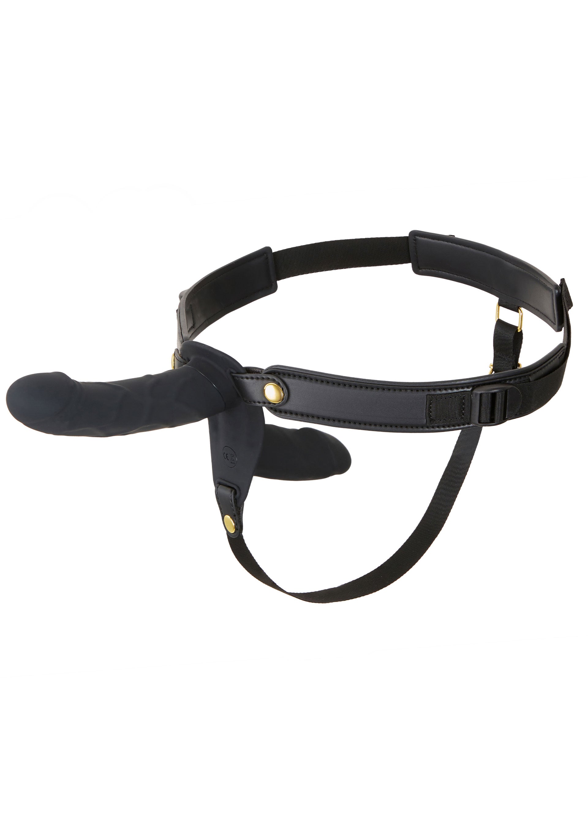 Gode-ceinture Hidden Desire Double Vibrating Pleasure Penis Strapon Silicone 14 cm