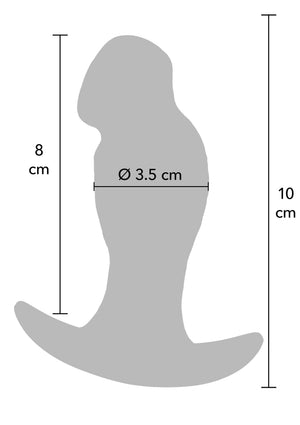 Jouet anal Hidden Desire Realistic Buttplug Liquid Silicone 10 cm